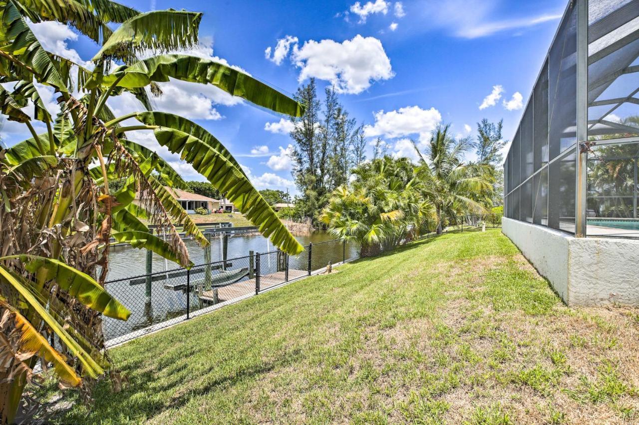 Cape Coral Canalfront Home With Pool And Dock Zewnętrze zdjęcie