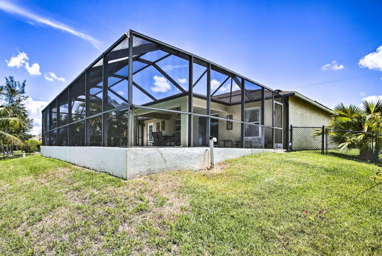 Cape Coral Canalfront Home With Pool And Dock Zewnętrze zdjęcie